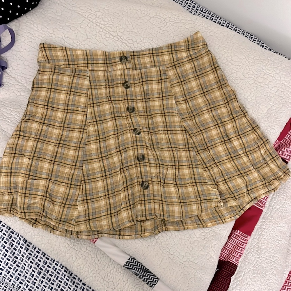 American Eagle Plaid Mini Skirt